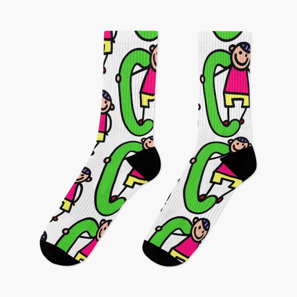 Item preview, Letter C for Boys alphabet Kids Colorful Cartoon Character designed and sold by funwithletters.