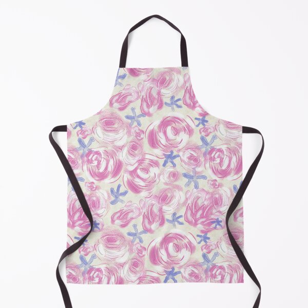 Item preview, Pink and Purple Floral Roses and Clematis Pattern designed and sold by Clare Walker.