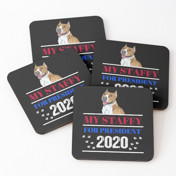 Item preview, Staffy president - My staffy for president designed and sold by Beyond Words.