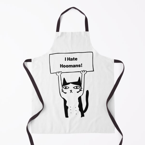 Item preview, I Hate Hoomans! Funny Cat Essential T Shirt designed and sold by ZayZayDesigns.