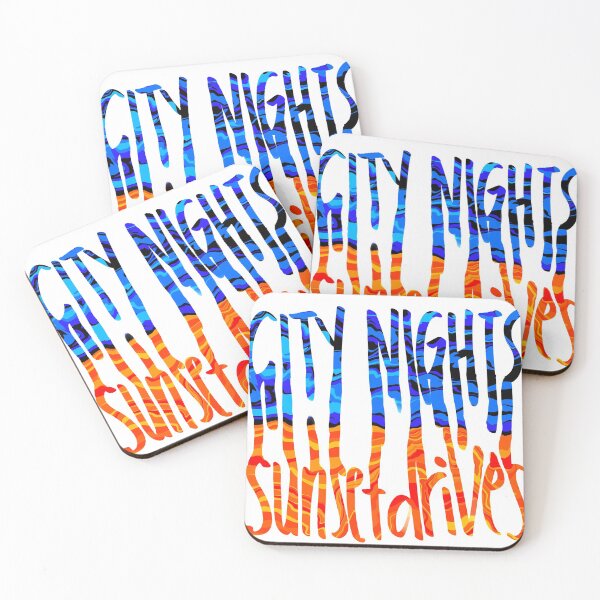 Item preview, city nights sunset drives designed and sold by AlishaMSchil.