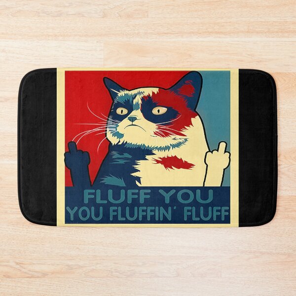 Item preview, RETRO FLUFF YOU YOU FLUFFIN FLUFF CAT KITTEN SHIRT1 designed and sold by CARDWELL-COWEL.