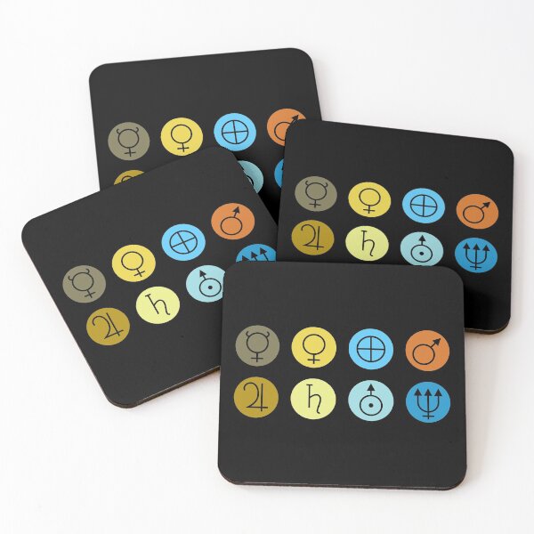 Item preview, Astronomical Symbols - Planet and Black designed and sold by ChipFork.