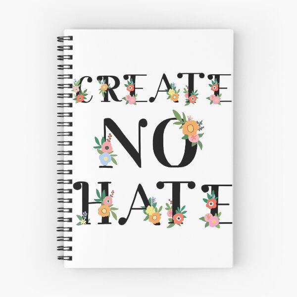Item preview, create no hate- foral designed and sold by hraeofsunshine.