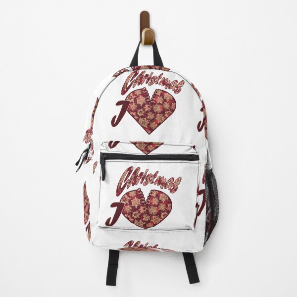 Item preview, I LOVE CHRISTMAS - Open heart zipper designed and sold by OMdesign10.
