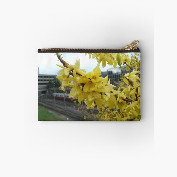 Item preview, Forsythia near the MBTA designed and sold by chiarraigrrl.