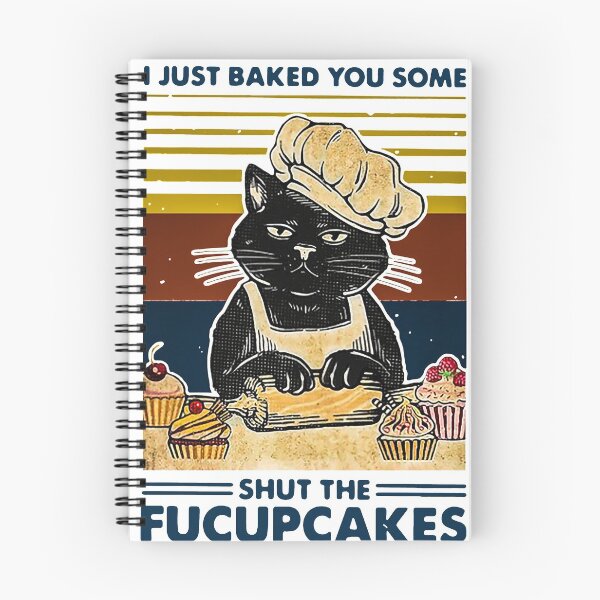 Item preview, BLACK CAT I JUST BAKED YOU SOME SHUT THE FUCUPCAKES VINTAGE designed and sold by CARDWELL-COWEL.