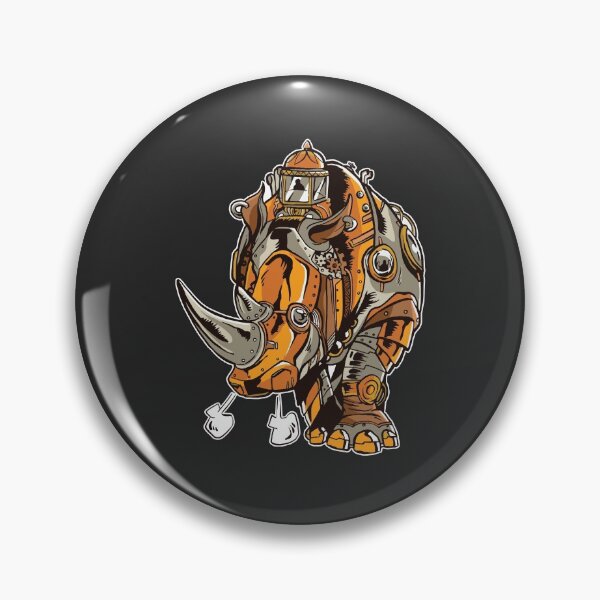 Item preview, Steampunk rhinoceros designed and sold by DerSenat.