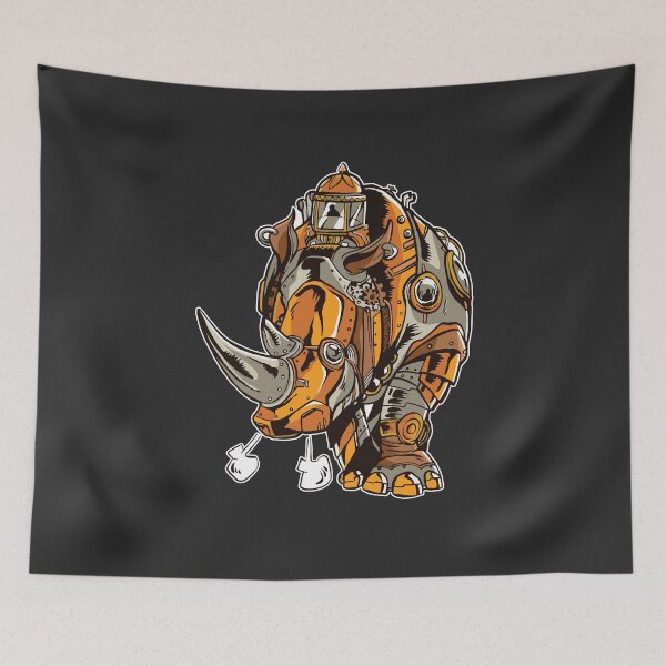Item preview, Steampunk rhinoceros designed and sold by DerSenat.