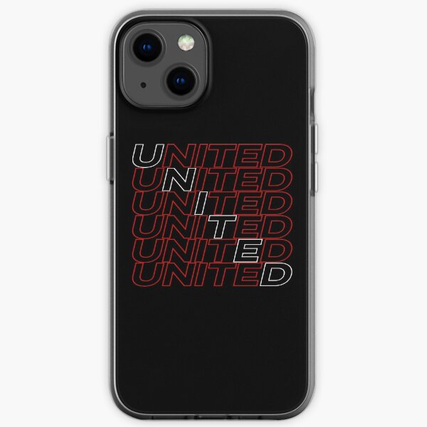 MANCHESTER UNITED - MAN UNITED 2020 BLACK iPhone Soft Case