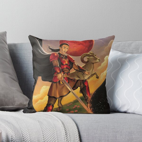 Aries Throw Pillow