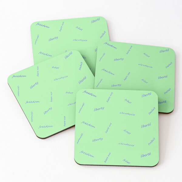 Item preview, liberte freedom word green background designed and sold by miaterinka.
