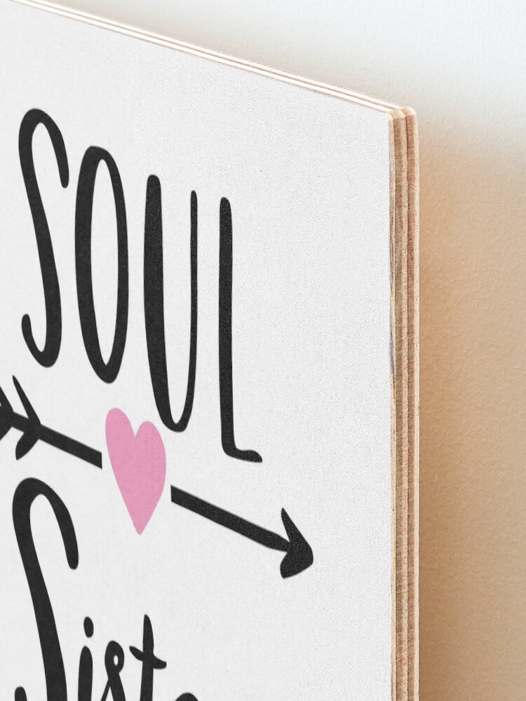 Personalized Soul Sisters Wall Art - Art Print Digital — Glacelis