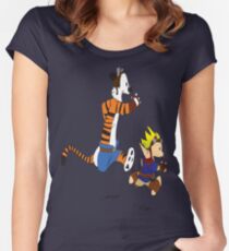 Calvin and Hobbes Jak And Daxter Women's Fitted Scoop T-Shirt