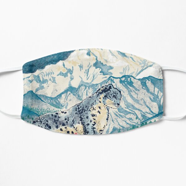 Himalayan Snow Leopard Masque sans plis