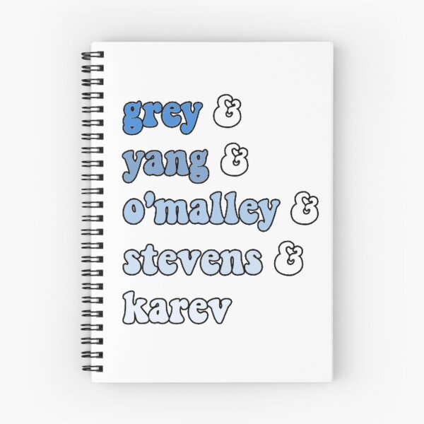 Item preview, the grey's five :) designed and sold by josilyyn.