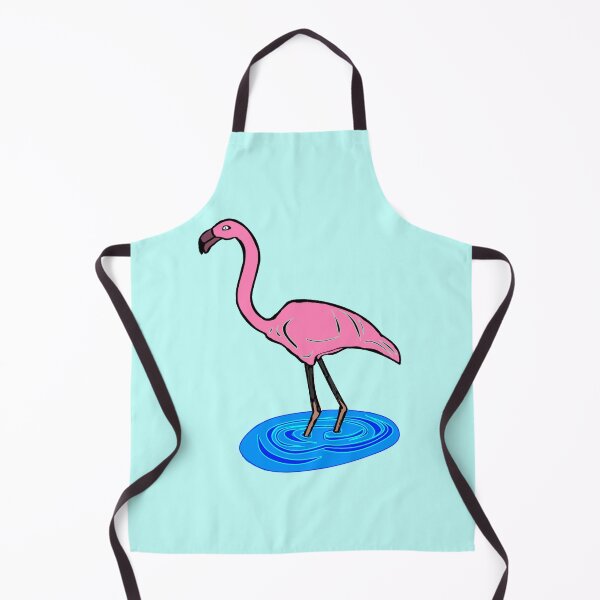 Item preview, flamingo in puddle designed and sold by loiret1958.