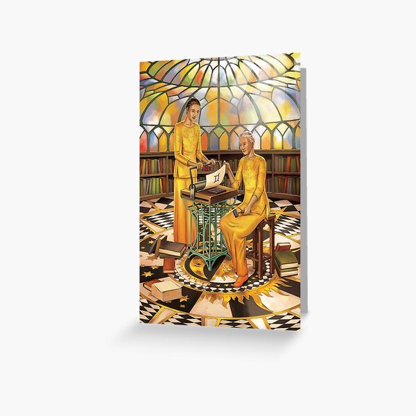 Gemini Greeting Card