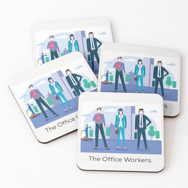 Item preview, The Office Workers New Way of Working designed and sold by PaperDreamPod.
