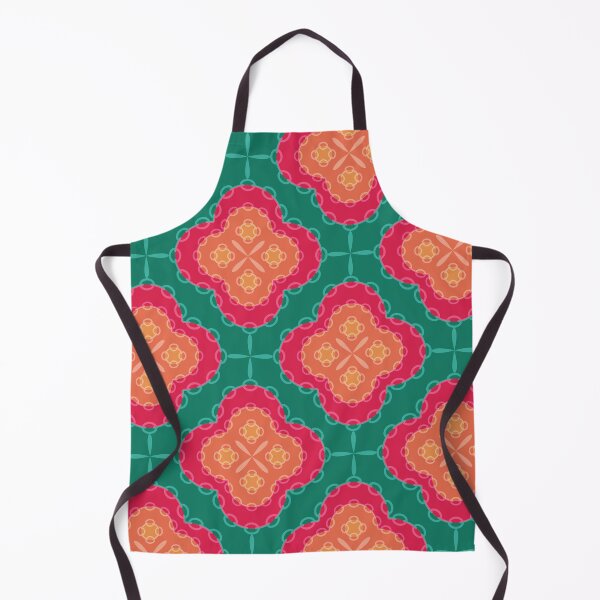 Item preview, Pretty Chain Lozenge Pattern in Pinks on Teal designed and sold by PaisleyMcNoodle.
