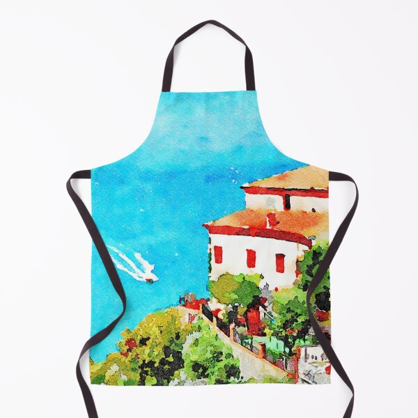 Item preview, Sea landscape with motorboat designed and sold by Giuseppe Cocco.