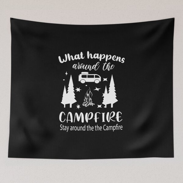 Item preview, What happens around the Campfire,Campfire,Camping designed and sold by alikassi.