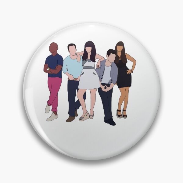 Item preview, Winston, Nick, Jess, Schmidt y Cece designed and sold by hraeofsunshine.