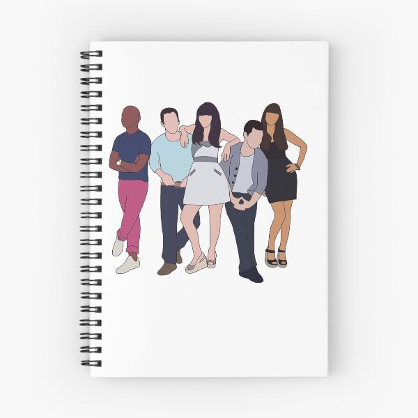 Item preview, Winston, Nick, Jess, Schmidt y Cece designed and sold by hraeofsunshine.