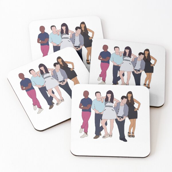 Item preview, Winston, Nick, Jess, Schmidt, and Cece designed and sold by hraeofsunshine.