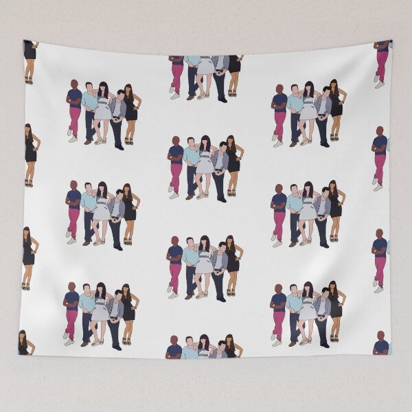 Item preview, Winston, Nick, Jess, Schmidt, and Cece designed and sold by hraeofsunshine.