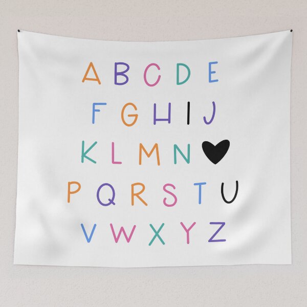 Item preview, Teacher Rainbow Alphabet “I Love You” Design  designed and sold by WildeandCo.
