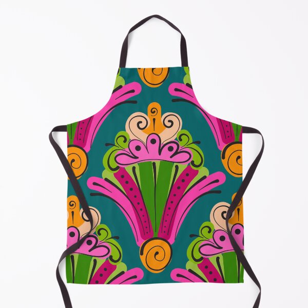 Item preview, Hand-Drawn Deco Fan in Gelati Brights (Pattern) designed and sold by PaisleyMcNoodle.