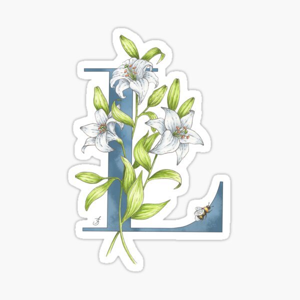 L is for Lily Sticker
