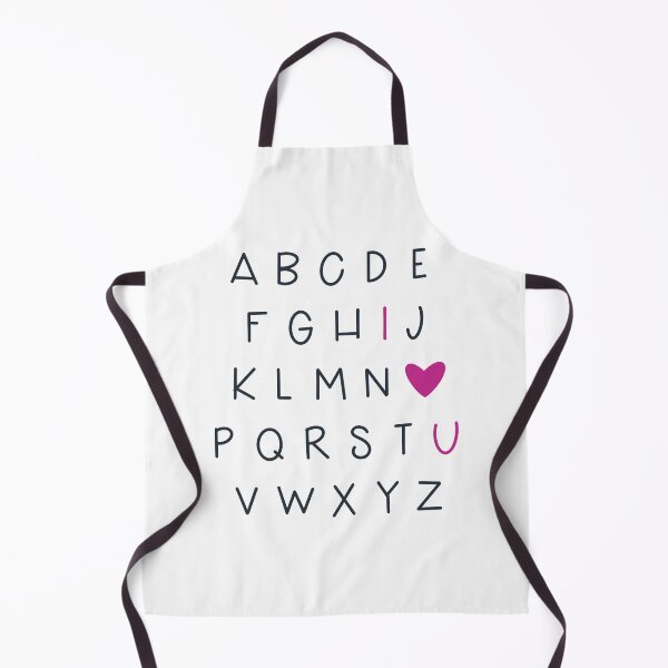 Item preview, Teacher Navy & Pink Alphabet “I Love You” Design  designed and sold by WildeandCo.