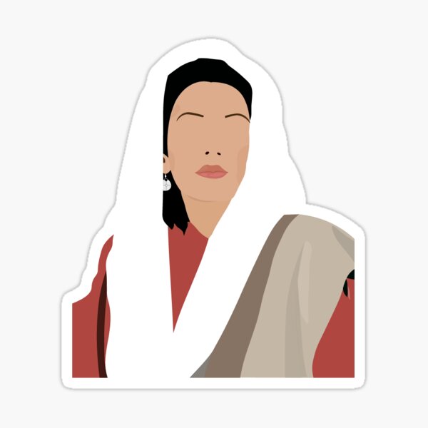 “Benazir Bhutto” Sticker by eeshabakht | Redbubble