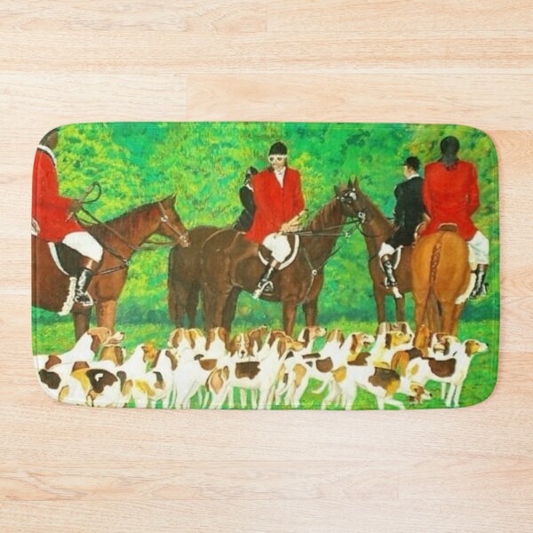 Item preview, Foxhound Dogs and Horsemen designed and sold by Bliss Find And Design.