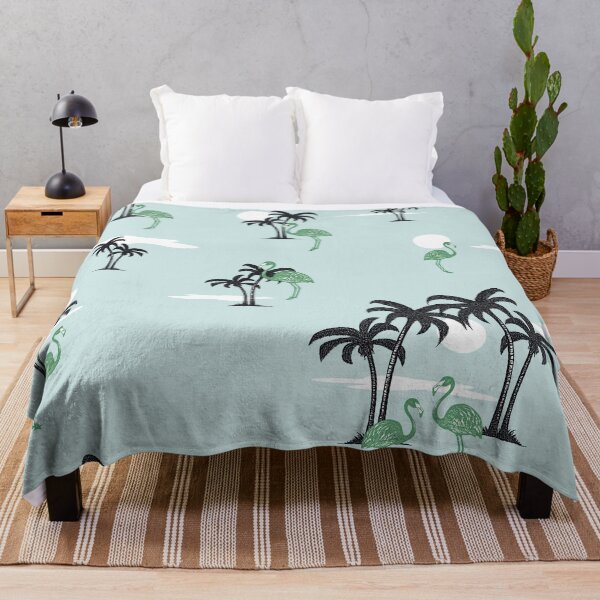 Item preview, Oasis de luna llena (verde) designed and sold by The Wallpaper Files.