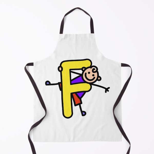 Item preview, Letter F for Boys alphabet Kids Colorful Cartoon Character designed and sold by funwithletters.
