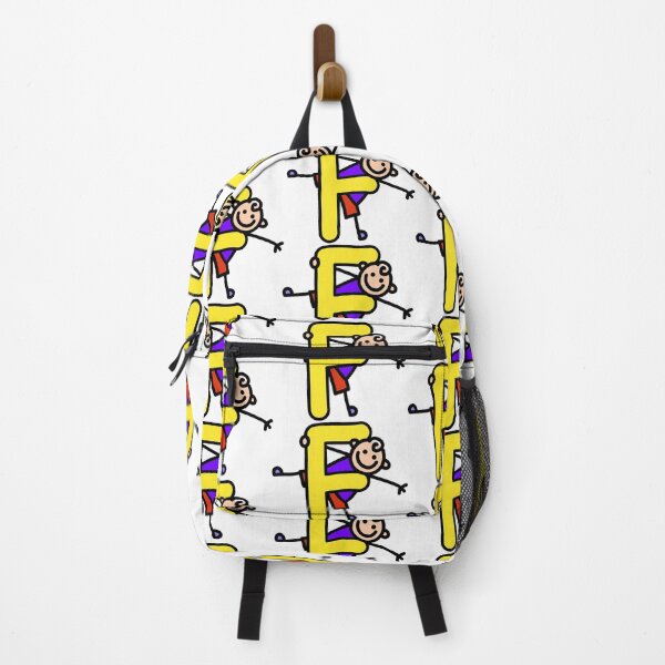 Item preview, Letter F for Boys alphabet Kids Colorful Cartoon Character designed and sold by funwithletters.