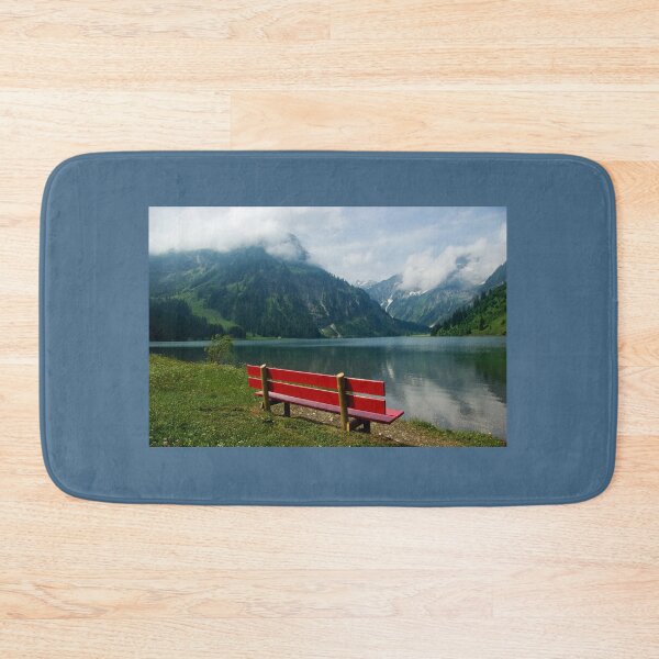 Item preview, Red bench with a view designed and sold by steppeland.