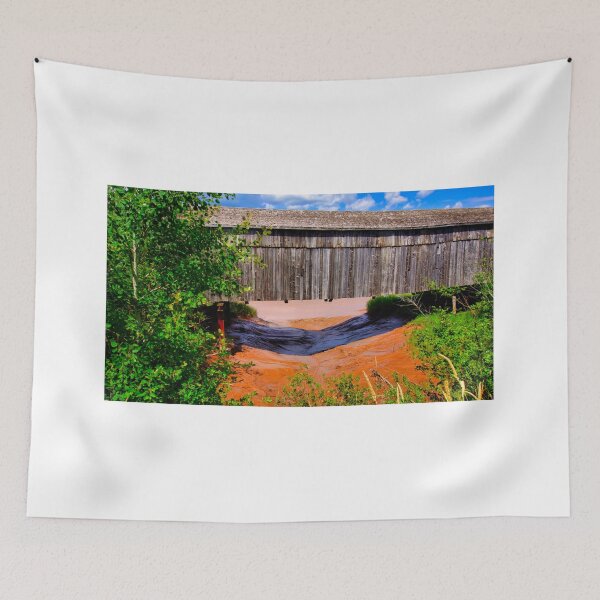 Item preview, Covered Bridge New Brunswick Canada designed and sold by colorfulbundles.