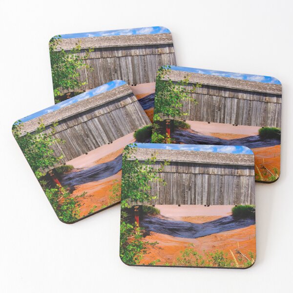 Item preview, Covered Bridge New Brunswick Canada designed and sold by colorfulbundles.