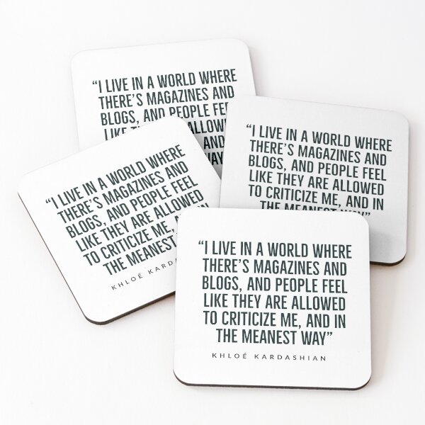 Item preview, khloé kardashian - KARDASHIAN - QUOTES - FUNNY  designed and sold by Tropical Blood.