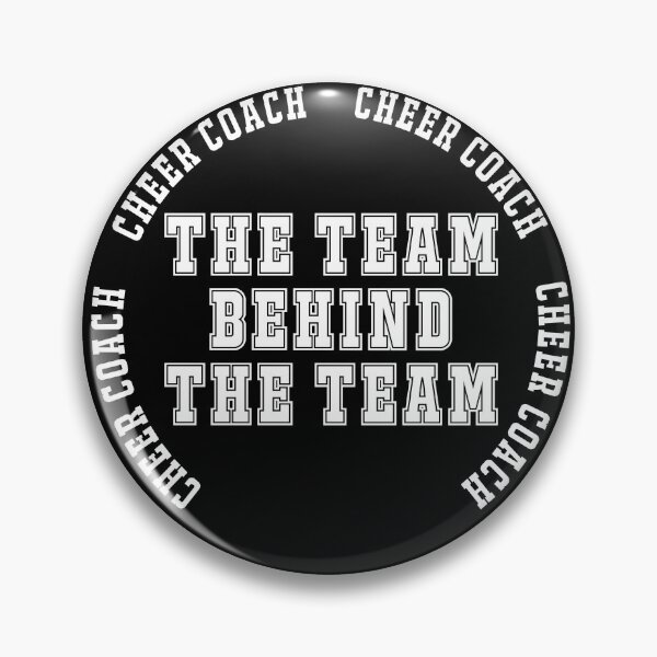 Item preview, Cheer Coach The Team Behind the Team  White designed and sold by TheSaltyFin.