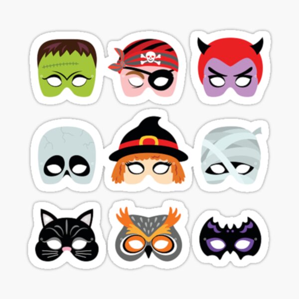 Item preview, Halloween Character Costume Masks designed and sold by daybreakagain.