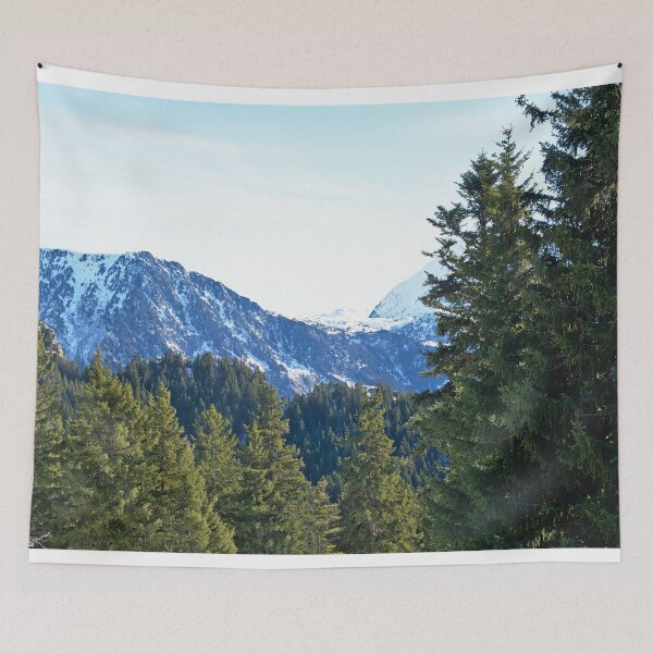 Item preview, French Snowy Mountain & Forest  designed and sold by onestep4ward.