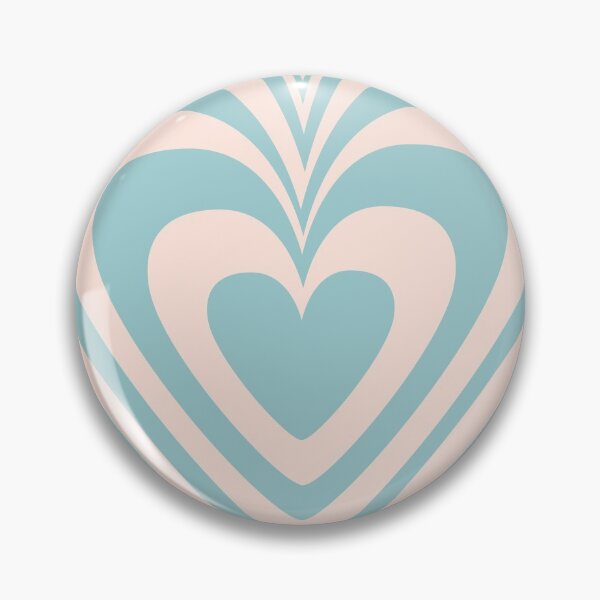 Item preview, Retro vintage 90s light blue heart designed and sold by Margje.