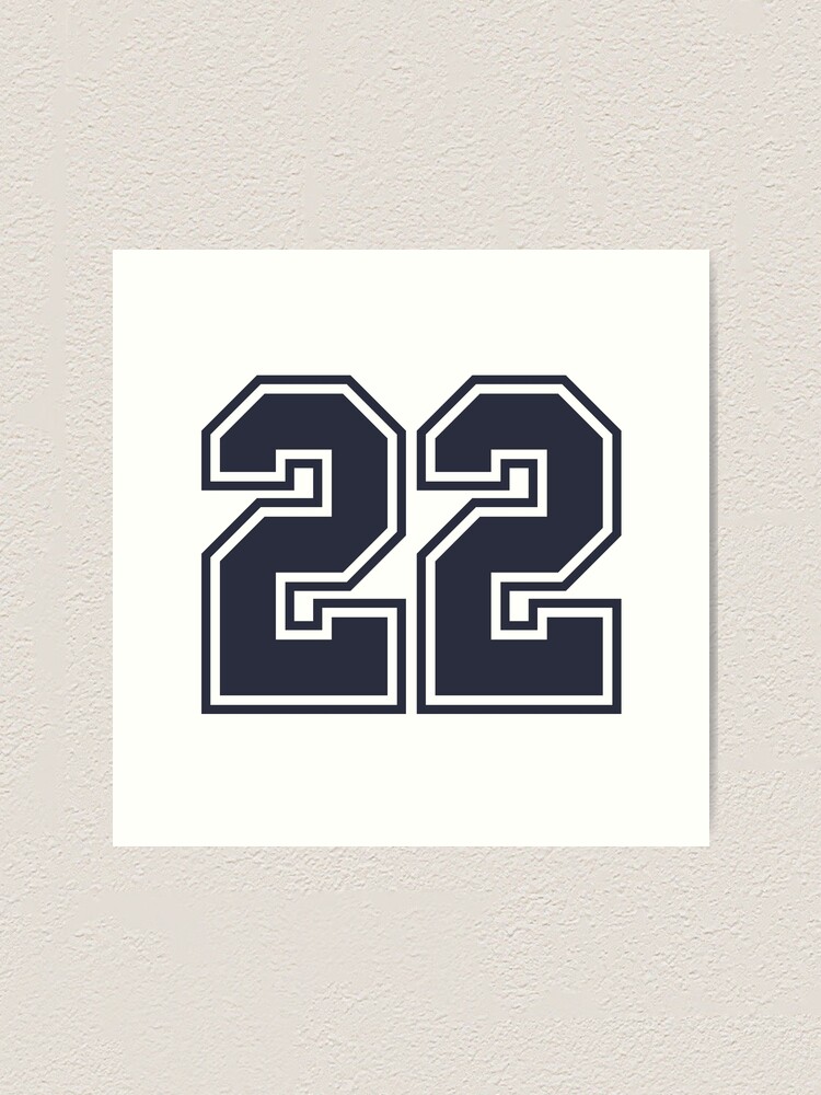 "22 Sports Number TwentyTwo" Art Print for Sale by HelloFromAja
