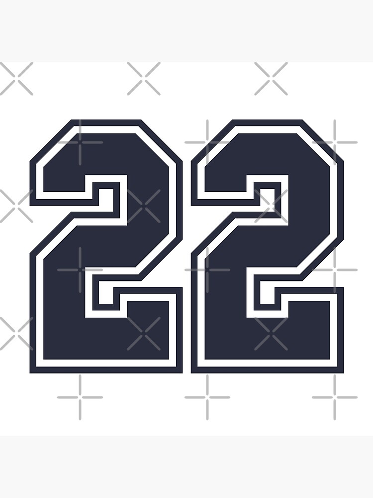 Number 27 American Football, Soccer, Sport Design Poster by shirtbutler