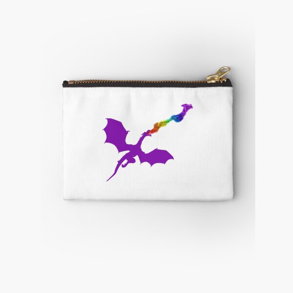 Aperçu de l'œuvre Dragon de flamme arc-en-ciel violet créée et vendue par SpikeWear.
